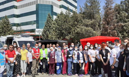 Earthquake and fire drill at Grandmedical